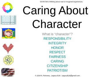 Preview of Caring About Character - Building character in students