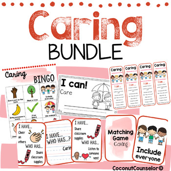 Caring Bundle Character Counts Sel School Counseling Activities