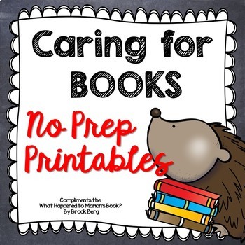 Preview of Caring For Books!