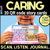 Caring QR code story read-alouds | Listening center | work