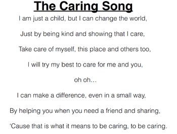 Preview of Caring Song