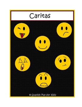 Caritas A fun activity to teach emotions in Spanish by Music and