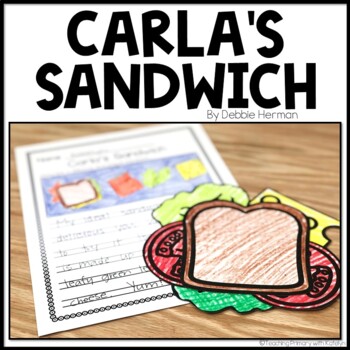 Preview of Carla's Sandwich Activities | Craft and Writing Prompt