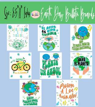 Preview of Carteles para El Dia de la Tierra - Earth Day - Spanish bulletin board Posters