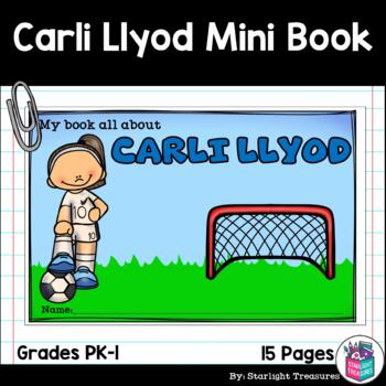 Preview of Carli Lloyd Mini Book for Early Readers: Women's History Month
