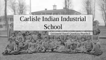 Preview of Carlisle Indian Industrial School PowerPoint