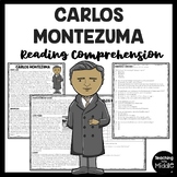 Carlos Montezuma Biography Reading Comprehension Bundle Na