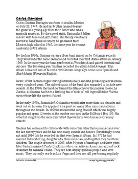 Preview of Carlos Santana Biography on Famous Mexican-American Musician (English Version)