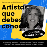 Carmen Lomas Garza - Artist biography in Spanish
