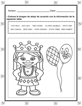 carnaval/mardi gras coloring pages in spanishle