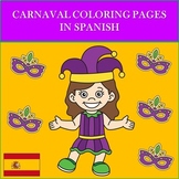Carnaval/Mardi Gras Coloring Pages in SPANISH
