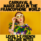 Carnaval | Mardi Gras | Francophone Culture, Vocab Notes f