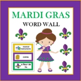 Mardi Gras Word Wall