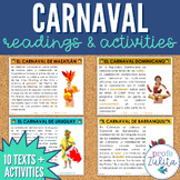 Carnaval Readings & Questions in Spanish | Latin American 