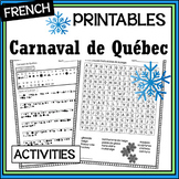 Carnaval de Québec/Winter Carnival activities - decode, wo