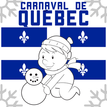 Preview of Carnaval de Quebec Winter Carnival - English, No Prep with Answer Key