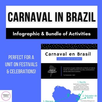 Preview of Carnaval in Brazil:  Activities for Mardi Gras (Spanish)
