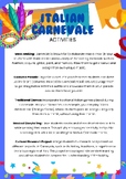 Carnevale Activities Pack
