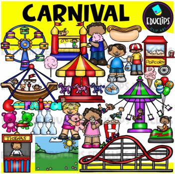 Preview of Carnival Clip Art Set {Educlips Clipart}