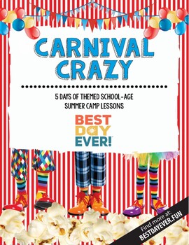 Preview of Carnival Crazy School-Age Summer Camp Lesson Plan