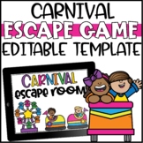 Carnival Escape Room Editable Template
