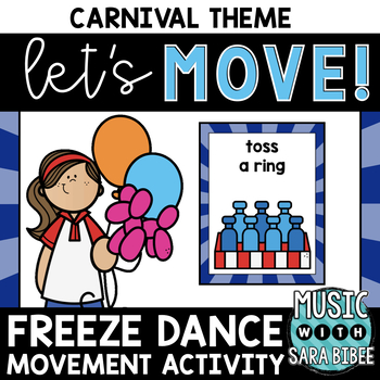 Preview of Carnival Freeze Dance (With GIFS) - {Music and Non-Music Classrooms}