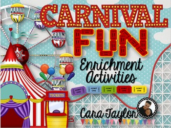 Preview of Carnival Fun ~ Enrichment Activities & Centers for Young Learners
