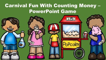 Preview of Carnival Fun With Counting Money - PowerPoint Game