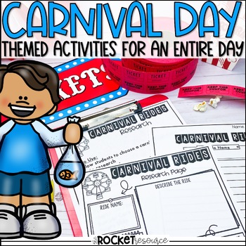 Preview of Carnival Theme Activities | End of Year Theme Day | End of the Year Activities 