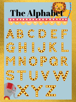 Preview of Carnival Theme Alphabet Poster