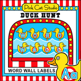 Editable Word Wall Cards - Carnival Theme Duck Hunt