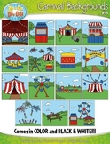 Carnival Background Scenes Clipart {Zip-A-Dee-Doo-Dah Designs}