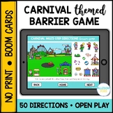 Carnival Barrier Game BOOM Cards™️ Speech Therapy - Speaki
