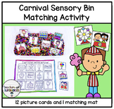 Carnival Vocabulary Matching Activity for Sensory Bin, Fil