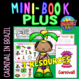 Carnival in Brazil Minibook Pack 7 resources w BOOM CARDS