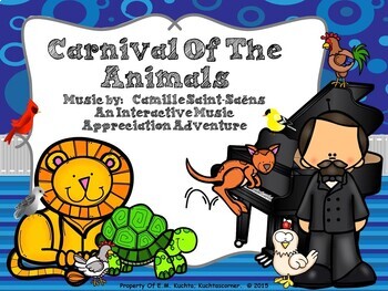 Preview of Carnival of the Animals: An Interactive Listening Adventure - GOOGLE SLIDES ED.