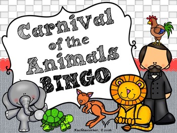 Preview of Carnival of the Animals: BINGO GAME - PDF Edition