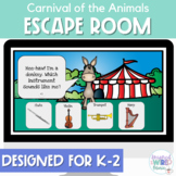 Carnival of the Animals Digital Music Escape Room