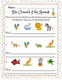 *Updated for Distance Learning* Carnival of the Animals Li