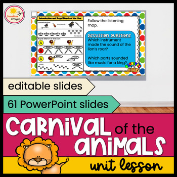 Preview of Carnival of the Animals Lesson - PowerPoint Slides