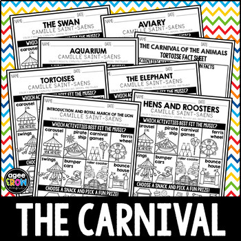 Preview of Carnival of the Animals Listening Pack with Digital Resources