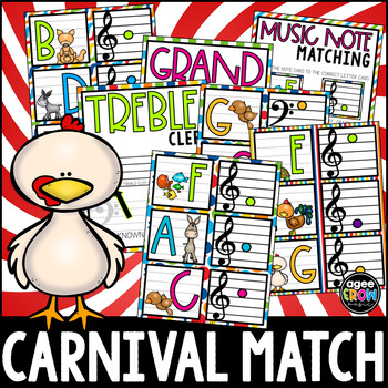 Preview of Carnival of the Animals Music Notes Matching Flashcards!  Saint-Saëns, October
