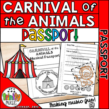 Preview of Carnival of the Animals Musical Passport