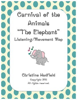 Preview of Carnival of the Animals "The Elephant" Listening / Movement Map