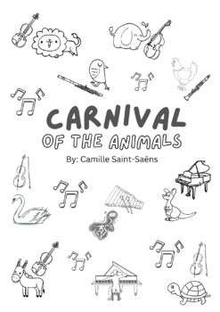 Preview of Carnival of the Animals coloring page