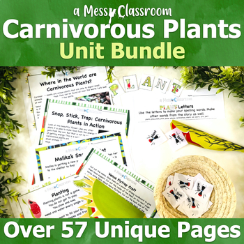 Preview of Carnivorous Plant Bundle: Nonfiction, Fiction, Writing, Crafts and More
