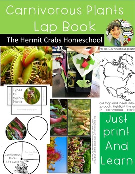 Preview of Carnivorous Plants Lap Book