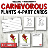 Carnivorous Plants Montessori 4-Part Cards