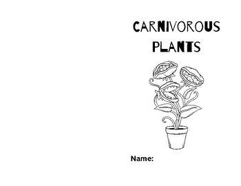 Preview of Carnivorous Plants Notes Booklet