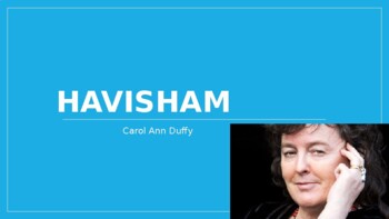 Preview of Carol Ann Duffy's Famous Poem 'Havisham' 18 Slide Analysis/Breakdown